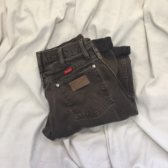 wrangler Denim - Vintage Brown Wrangler Jeans